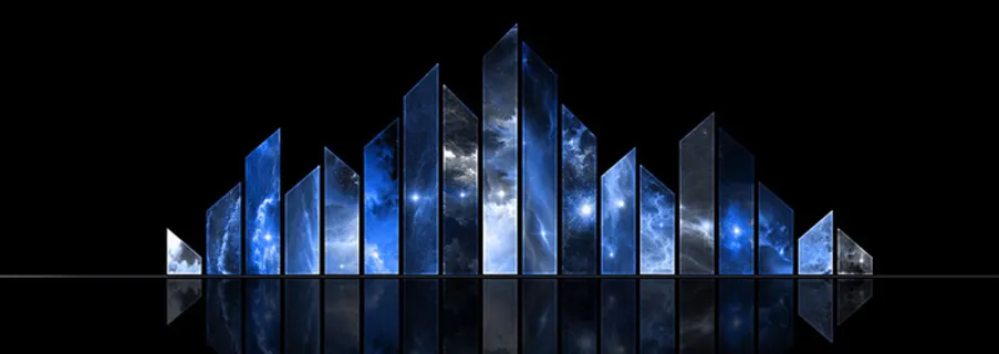 简约创意科幻星空banner背景高清