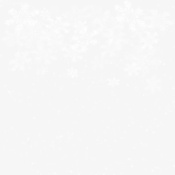冬天雪花透明背景素材