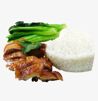 烧鸭饭美味烧鸭饭免抠