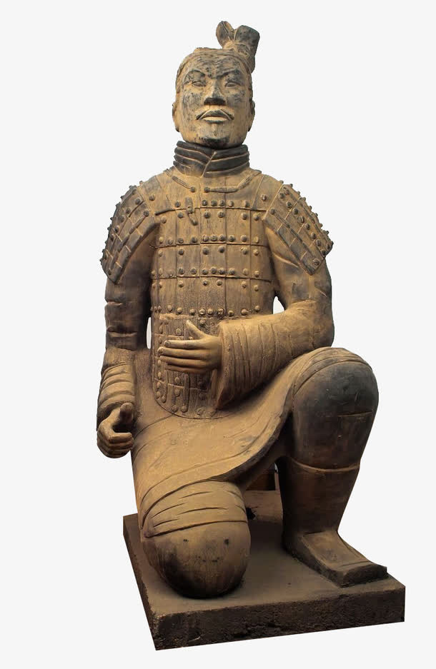 兵马俑士免抠