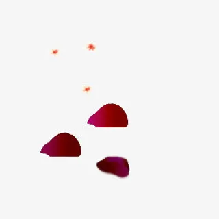 红色花瓣背景海报