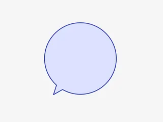 对话框会话气泡卡通对话框简约对话框免抠