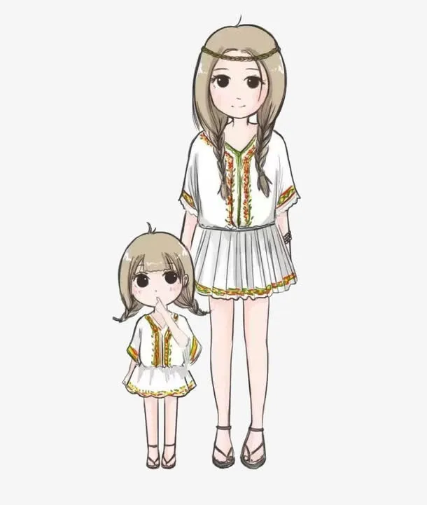 母女俩免抠
