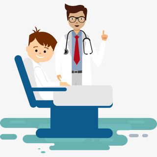 牙齿医生卡通图免抠