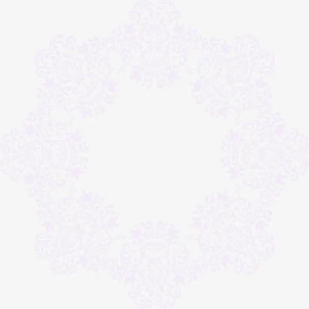紫色花朵框架免抠