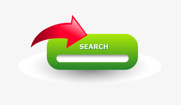 绿色方框红色箭头搜索定位免抠