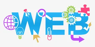 蓝色字母与灯高清免扣素材免抠