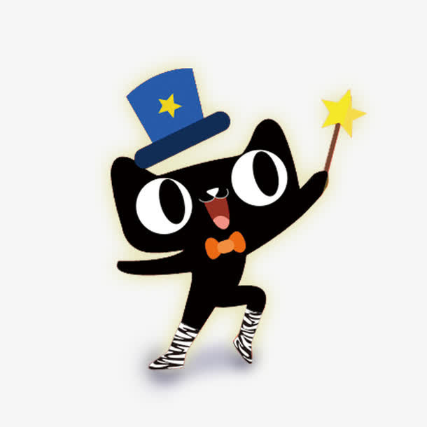 天猫魔术卡通小人免抠