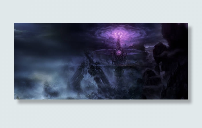 玄幻网游宣传海报免抠