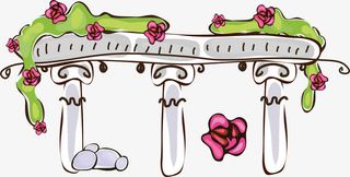 清新卡通春天主题矢量素材免抠