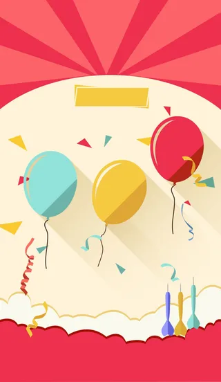 彩色扁平H5背景高清