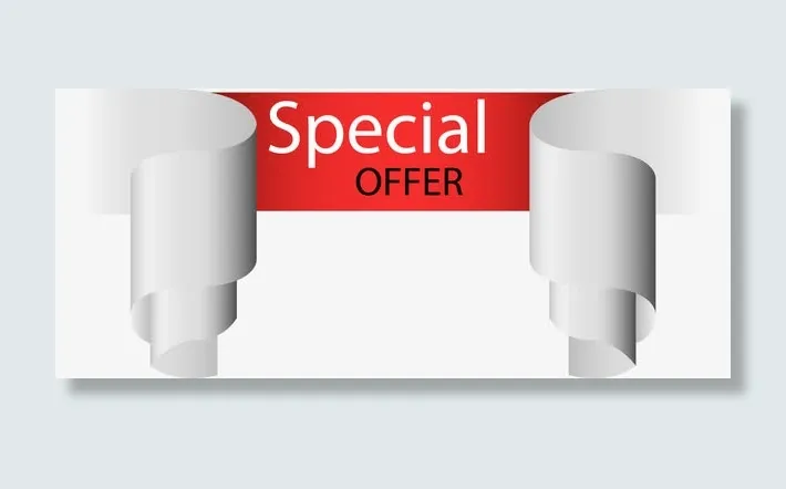 矢量手绘撕开的纸免抠