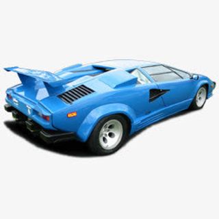 兰博基尼车赛车免抠