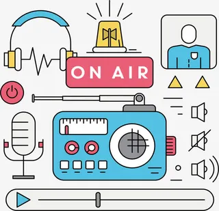 收听电台广播节目免抠