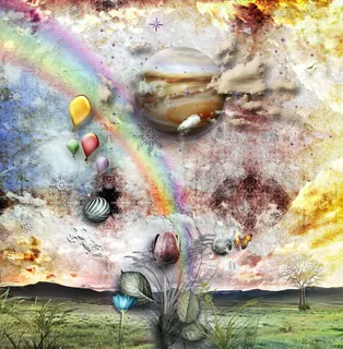 创意自然底纹背景