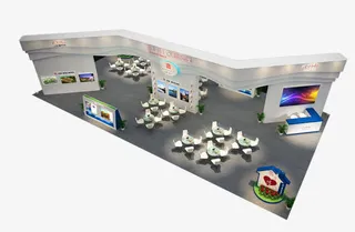 展会效果图免抠