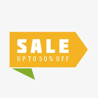 sale简约标签免抠