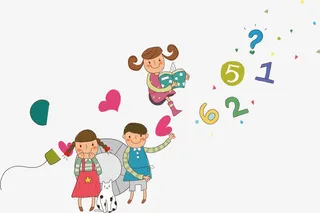 儿童卡通矢量素材免抠