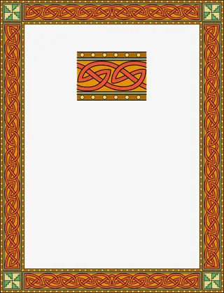 阿拉伯蔓藤花纹免抠