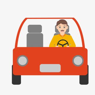 开车的人物设计矢量图免抠