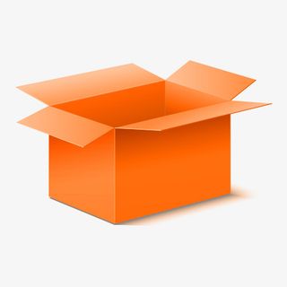 立体简约纸盒装饰广告设计免抠