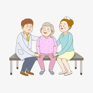 医生和病人免抠