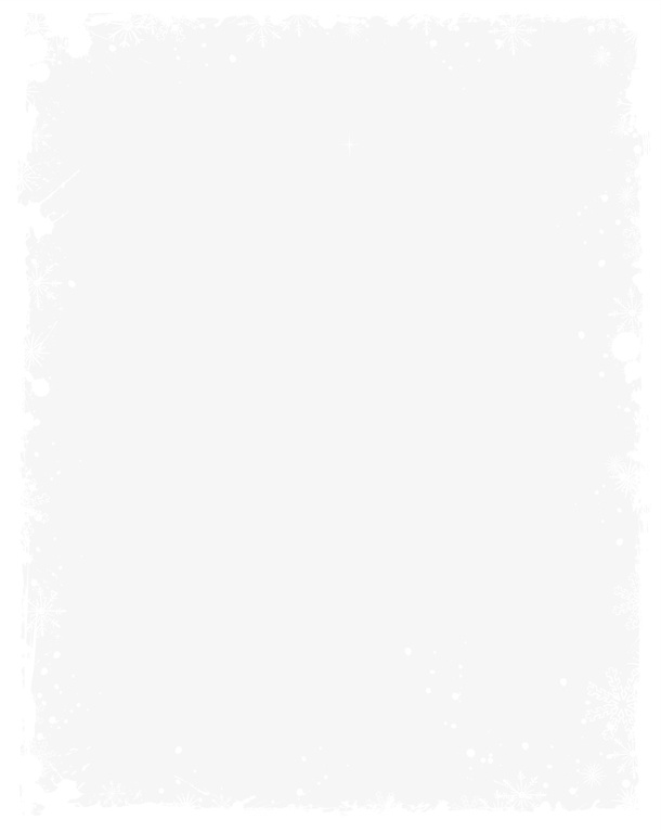 冬季白色雪花边框免抠