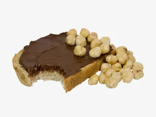 被咬开的蛋糕免抠