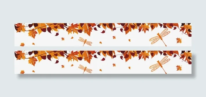 枫叶秋天的banner素材免抠