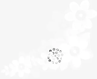 白色清新花朵免抠