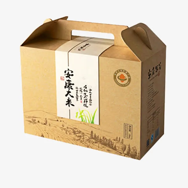 牛皮箱包装免抠
