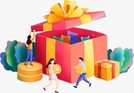 礼物活动抽奖金币免抠