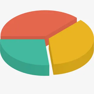 矢量扇形统计图免抠 矢量扇形统计图免抠