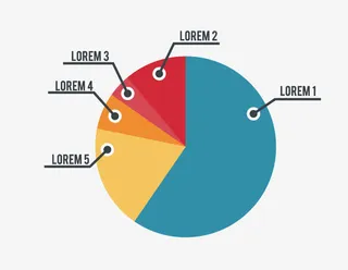 饼形图图表免抠