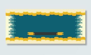 招聘海报蓝色扁平波浪海报背景高清