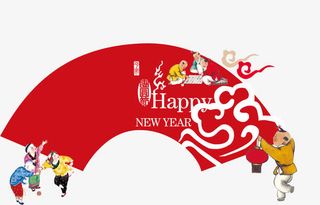 新年大红背景素材