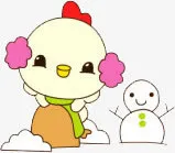 卡通小鸡免抠