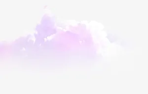 粉红梦幻云彩装饰免抠