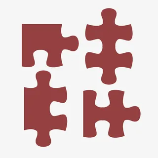 拼图底色 剪切 形状免抠