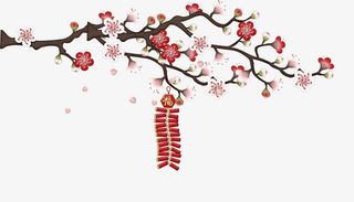梅花装饰素材免抠