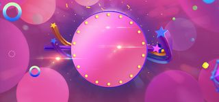 电商紫色渐变banner高清