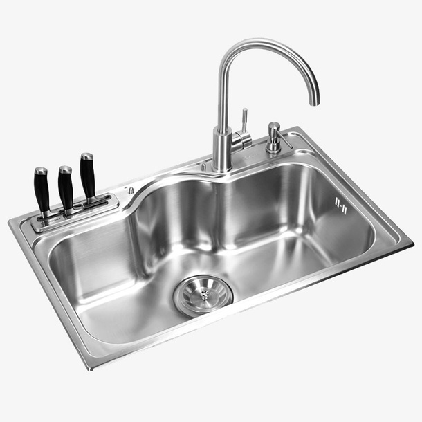 厨房不锈钢水槽套餐免抠