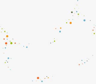矢量彩色小圆点免抠
