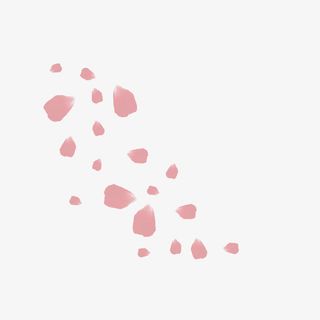 七夕情人节玫瑰花瓣免抠