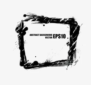 韩式小清新花纹PNG水墨素材免抠