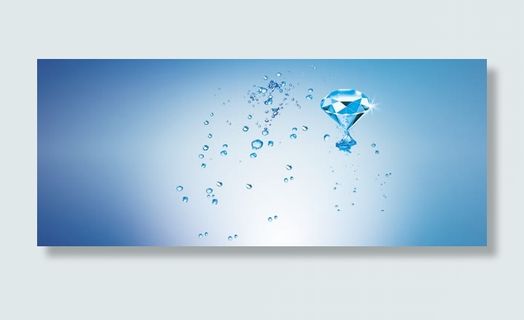 化妆品护肤品面膜钻石水晶水滴背景banner免抠