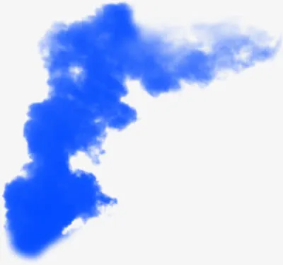 蓝色烟雾免抠