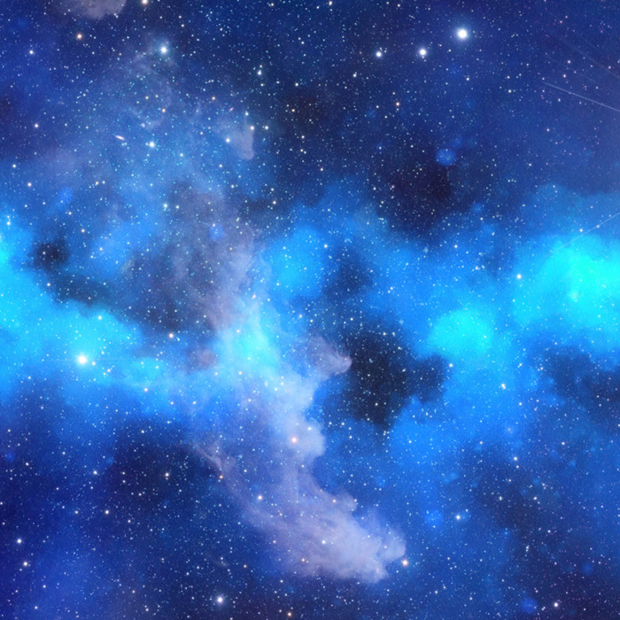 蓝色星空科幻背景图高清