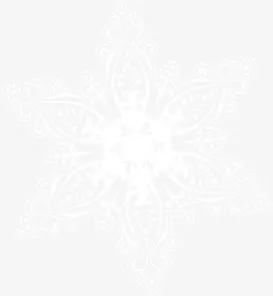 雪花主题海报主题免抠
