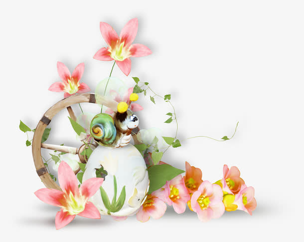 花卉边框免抠